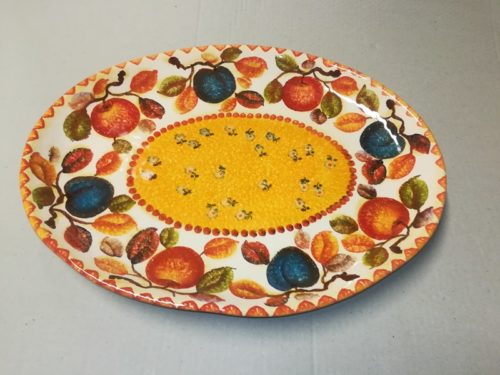 Vassoio Ovale cm 43×32, Large Oval Tray “Frutta Circolare”