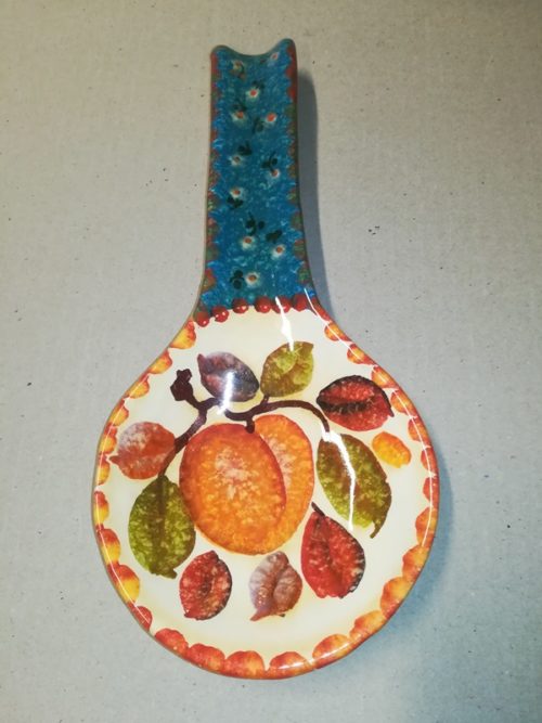 Spoon Rest  dec. "Frutta a fasce"