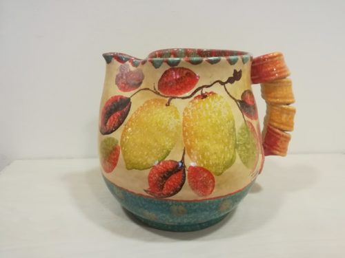 Vaso Brocca cm 25 dec " Limoni" Big Vase Pitcher cm 25 dec. "Lemons"